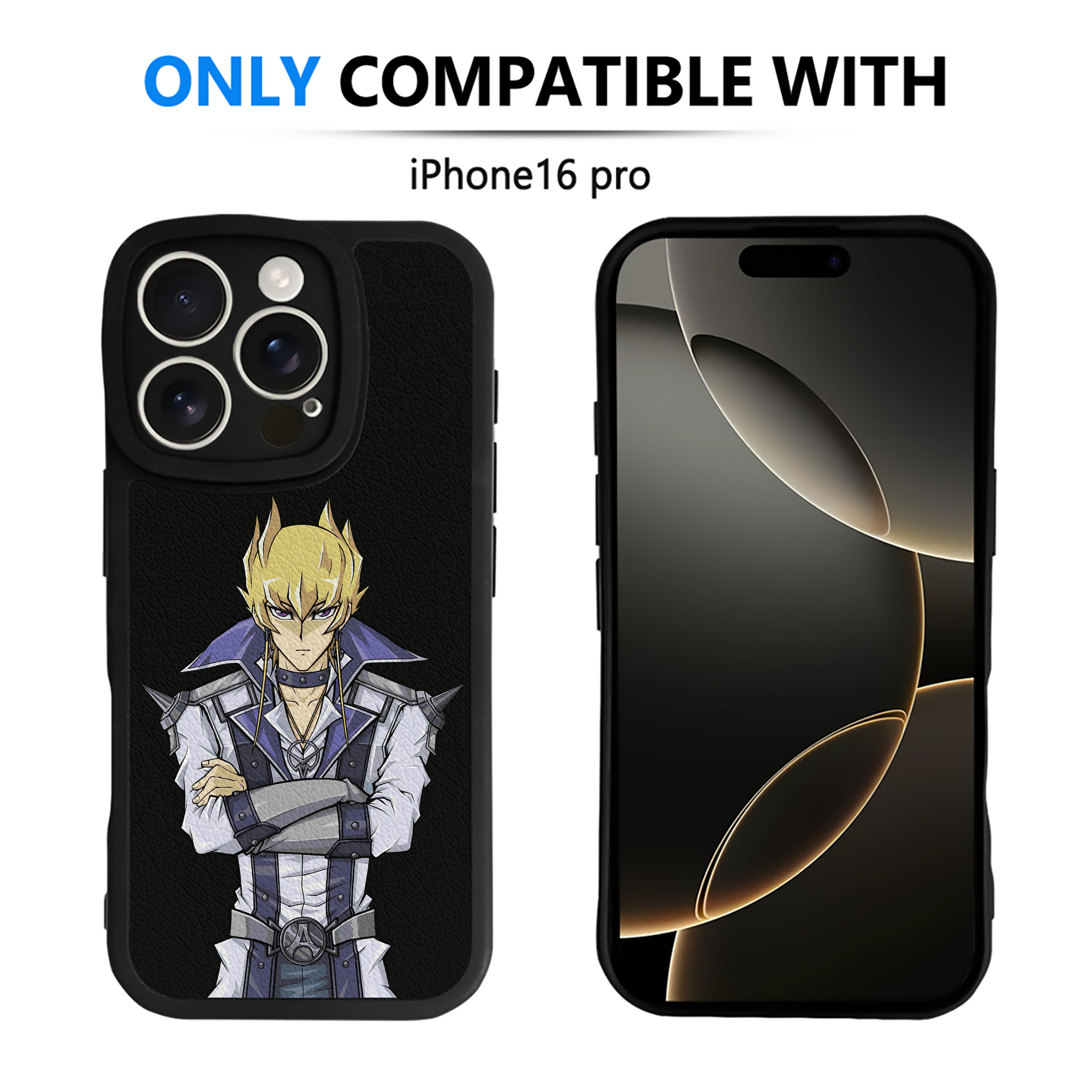 遊☆戯☆王 Yu-Gi-Oh! 【iPhone 16シリーズ対応】シリコンスマホケース（レザー調） 材質：シリコン